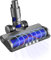 Brosse motorisée avec éclairage LED pour Dyson V6 – Tête de brosse pour sols durs et tapis, rouleau en V – Compatible DC58, DC59, DC61, DC62, DC74