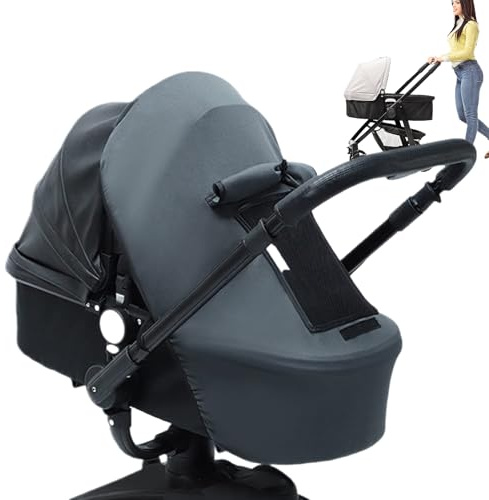 Protector solar para cochecito de bebé - Protección de lluvia cochecito,Canopy de cochecito con protección UV Accesorios para salidas diarias
