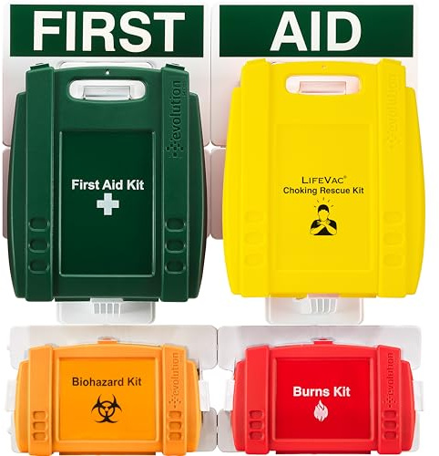 Safety First Aid Group Evolution LifeVac Complete First Aid Point, British Standard Compliant