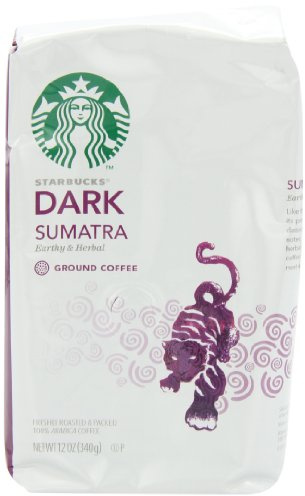 Starbucks Sumatra Ground Coffee, 12 Ounce (Pack of 3)