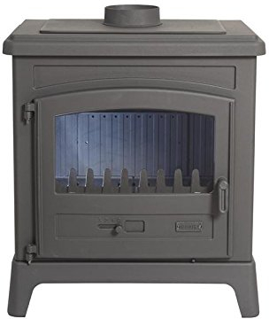 Godin Fonteval Poêle à bois Anthracite/noir Indépendant 330 m² 10 000 W 670 mm