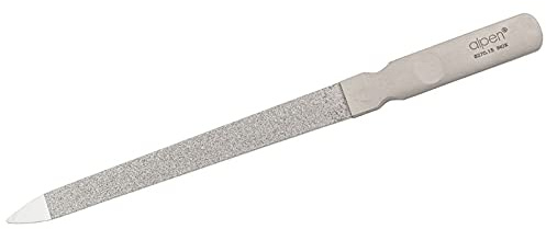 Alpen Safirnagelfil, rostfritt stål, rostfri, grov och fin, 15 cm