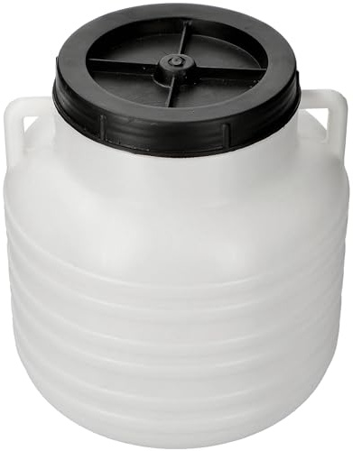 Beste Angebote Barril de plástico de 10/20/30 l, tapa de fermentación, barril de lluvia (10 L)