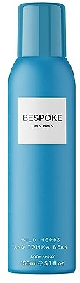 Bespoke Wild Herbs and Tonka Bean Spray Corporel pour Homme 150ml
