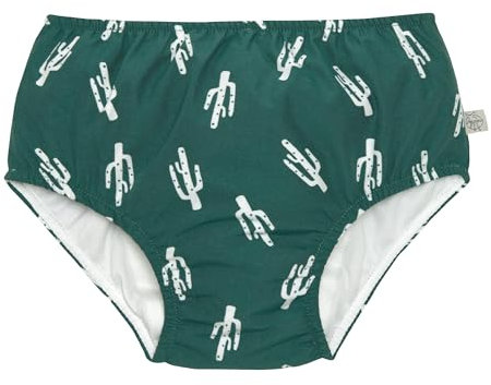 LÄSSIG Baby-und Kleinkind-Schwimmwindel Badewindel Badehose mit Windel mit UV-Schutz Cactus green 19-24 Monate