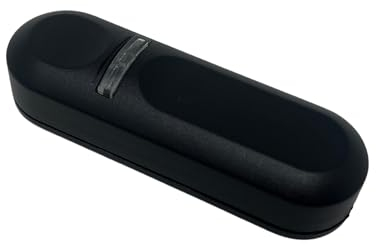 HALOTEC Interrupteur Variateur de Lumière à Main | Lumière Réglable de 4 à 25W | Variateur pour Lampes de Table | Dimmer d'Intensité pour Lampes LED | Fabriqué en Italie | Couleur Noire