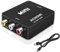 baolongking RCA to HDMI Adapter, AV to HDMI Converter,1080P to HDMI CVBS AV Composite Adapter for PS2 Wii Xbox SNES N64/TV/PC/ PS3/ STB/Xbox VHS/VCR/Blue-Ray DVD Players (RCA converter)