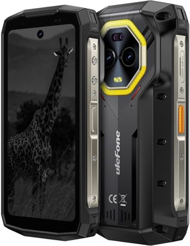 Ulefone Armor Mini 20 Pro 5G Smartphone Rugged, Dimensione del Palmo, 16GB+256GB, Batteria 6200mAh Ricarica Wireless, Fotocamera Visione Notturna 64MP+50MP, 4,7 HD+, IP68 Impermeabile Android 14, NFC