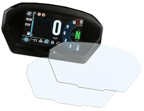 Jodriva Proteggi schermo Pellicola protettiva antigraffio for moto Cluster, for SPEED TRIPLE R/RS Tiger 1200 XC XR 800 1200XC 2017-2018 Pellicola protettiva per cruscotto(BLACK 2 sets)