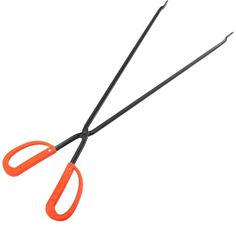 ORFOFE Firewood Clamp Tongs Heavy Duty Grill Utensils for Charcoal Grills Barbecue Briquette Clamps
