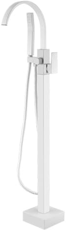 MRKU Grifo de pie para bañera, Monomando de latón, 2 Funciones