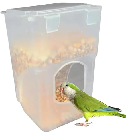 Automatico per Gabbia per Uccelli, per Stazione di Alimentazione per Animali Domestici - per NINFA, Canarino, Cacatua, Parrocchetti, Conuro