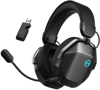 Edifier G5 MAX Auriculares Gaming Inalámbricos con THX Spatial Audio, Gris
