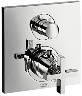 AXOR Citterio Unterputz Thermostat mit Ab- und Umstellventil, für 2 Funktionen, Chrom