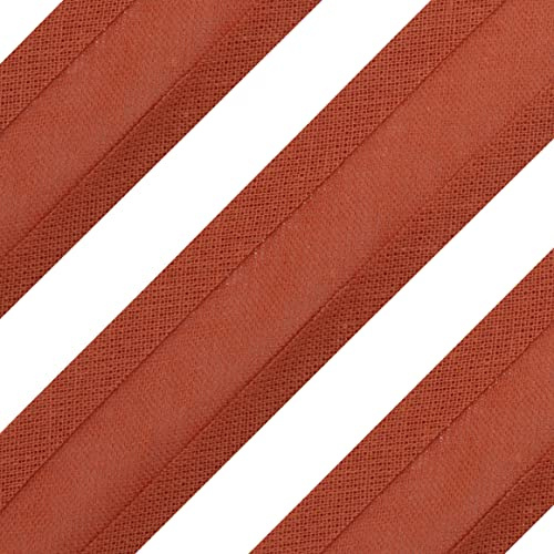 Realm Bias Binding Tape, Cotton, 1 Inch / 25mm - 5 Metres (Tan)