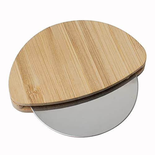 Tagliapizza in bambù con acciaio inox di alta qualità