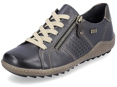 Remonte Zapatillas deportivas para mujer R1437, con cordones, plantilla suelta, TEX, Azul 14, 44 EU
