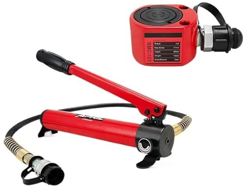 Martinetto Di Sollevamento Idraulico Portatile Ultrasottile, Cilindro Idraulico Da 10 Tonnellate, 11 Mm, Pompa Manuale Idraulica Ad Alta Pressione Da 700 Kg/cm²