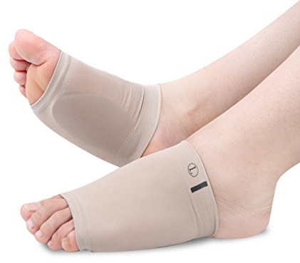 Cuidado de los pies hallux valgo de silicona vendajes pie arco calcetín diario-uso Elitzia ETFT030