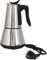 MXBAOHENG Electric Moka Pot Espresso Coffee Maker 6 Cups Coffee Mocha Pot Stainless Steel (220V)
