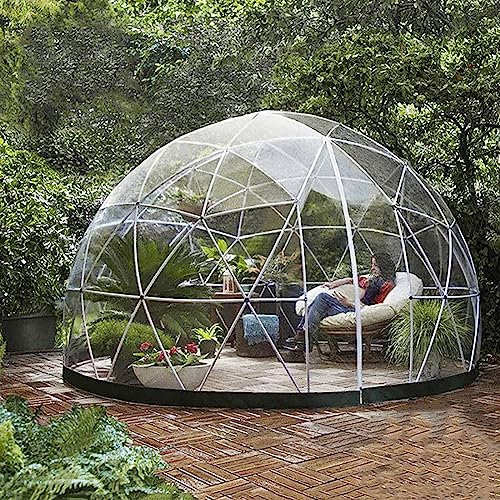 Tente dôme à Bulles Transparente Transparente, Tente à Bulles, Tente de Camping, avec Couverture en PVC, dôme Transparent extérieur de Jardin, dôme géodésique pour abri, pour Sunbubble, arrière-Cour
