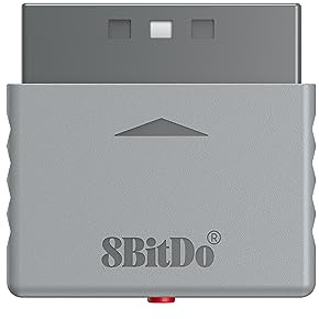 8Bitdo Retro Receiver for PS1, PS2 & Windows, Compatible with Xbox Series Controller, Xbox One Bluetooth Controller, Switch Pro and PS5/PS4 Controller