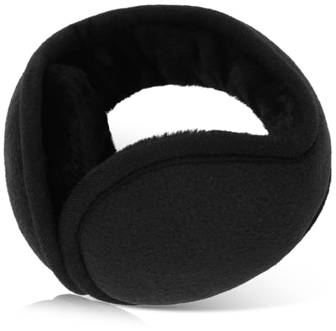 Yolev Ohrenwärmer Winter Damen Verstellbarer Ohrschützer Faltbar Ohrenschützer Fahrrad Schwarze Faltbare Ohrwärmer Frauen Warm zu Halten Ohrenwärmer Herren Winter Earmuffs