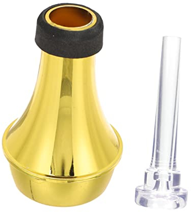 BESTonZON 4sätze Professioneller Trompeten Dämpfer Übungsdämpfer Für Anfänger Und Fortgeschrittene Trompetenmute Mit Mundstück Für Musizieren Zu Hause Oder Unterwegs