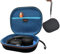 Custodia rigida per JBL Tune 510BT/JBL Tune 520BT/500, Eva per JBL Tune 760 NC/JBL Tune500BT/JBL Tune500/JBL Tune600BTNC On-Ear Wireless Cuffie Bluetooth pieghevoli (nero) Blu interno