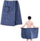 YFaith Toalla para Sauna, Talla Única Toalla Sauna Hombre, Kilt de Secado Rápido para Sauna, con Broches y Bolsillos, Ajustable Toalla de Baño, para Playa, Baño, Sauna