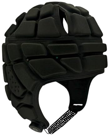 SZLIFE Casco da Football Americano con Protezione per la Testa, in Morbida gommapiuma, per, Hockey, Wrestling, Skateboard, Rugby, Giovani, Bambini e
