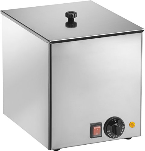 SARO Wurstwärmer aus Edelstahl – Mit Rost & Kontrollleuchte – Für die Warmhaltung von Würstchen – Temperaturbereich bis 110 °C – 230 V – 1 kW – Modell HD 100