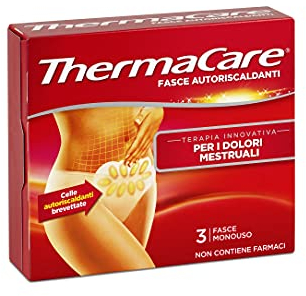 ThermaCare Fasce Autoriscaldanti a Calore Terapeutico per Dolori Mestruali, 8 Ore Calore Costante, 3 Fasce Monouso