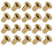 METALLIXITY Pasante Agujero Remache (2,5x5mm) 200uds, Cobre Hueco Remache Tuercas - para PCB Tableros, Cobre Tono