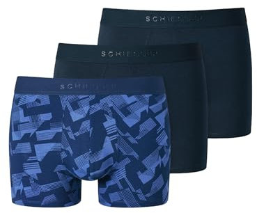 Schiesser Herren 3 Pack Boxershorts Bio Baumwolle Multipack - 95/5 Organic, Sortiert 5_180197, 9