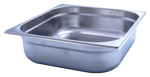 AcMax Gastronorm GN 2/3 Récipient gastronorme en acier inoxydable 6,5 l Profondeur 100 mm