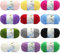 XIAQICA Wolle zum Stricken 12 Farben x 50g Häkelgarn Baumwolle Bunte Garn zum Häkeln Acryl Wolle zum Häkeln Crochet Yarn Dicke Wolle Set für Häkeln Stricken und Handwerk