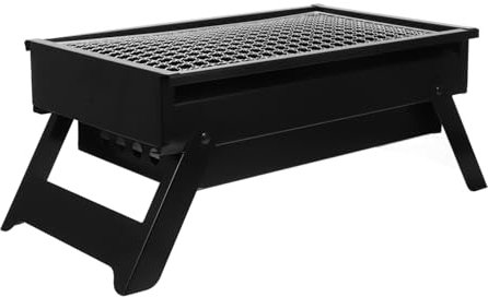 BESPORTBLE Portatile Per Barbecue All Aperto in Acciaio Inossidabile Da Campeggio Coperchio Estraibile Per Adatta Per Picnic e Viaggi