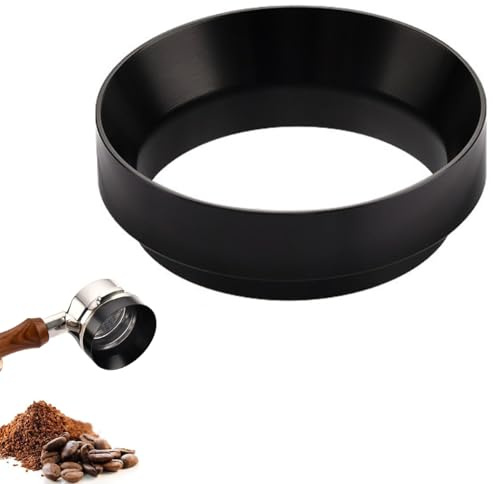 Tratt ring, Kaffe Doseringsring, Kaffe Doseringsring, Espressodoserare, Kaffe Tratt Kaffe Tratt Aluminiumtillbehör, Kaffedoseringsring i Pulver för 51 mm filters