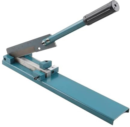 DOJOEUU Taglierina per canaline in PVC, taglierina Manuale per Guida DIN, Angolo Regolabile da 45° a 90°, Macchina per Il Taglio di condotti in plastica, utensile per Tagliare i condotti dei Cavi