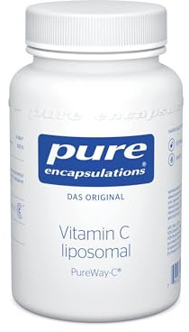 Pure Encapsulations - Vitamin C Liposomal - Nahrungsergänzungsmittel für Immunsystem und Skincare - PureWay-C für optimierte Bioverfügbarkeit - 60 Vegane Kapseln