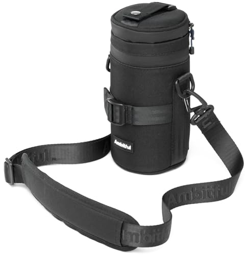 Ambitful Custodia Protettiva Obiettivo, Impermeabile/Antipolvere/Antiurto per Sony, Nikon, Canon, Fujifilm, Tamron, per Obiettivi <80×155mm