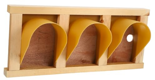 DOITOOL Porta d Ingresso per Colomba in Legno e ABS Stile Europeo Elegante, Facile da Installare per Voliera e Gabbia Piccioni, Accessorio Funzionale e User-Friendly