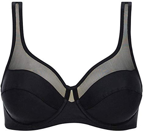 DIM Generous 3983 Women's Non-Foam Underwired Bra Black