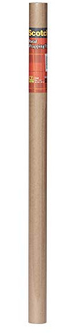 Scotch Postal Wrapping Paper, 30 Inches x 15-Feet, Kraft Paper, 60# (7900-12), Pack of 12