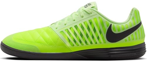 Nike Herren Lunargato II Low Top Hallen-und Hartplätze Fußballschuh, Black/Volt, 42 EU