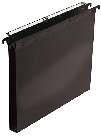 ELBA 30 mm beschleunigungskraft Ultimate Kanzleipapier Hängemappen – Schwarz (25 Stück)