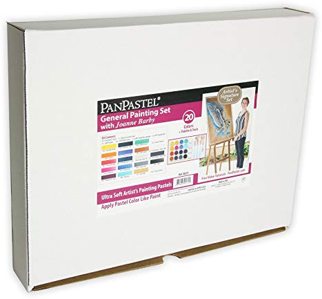 PanPastel General Painting Set with Joanne Barby 20 Colors + Palette & Tools (30251)