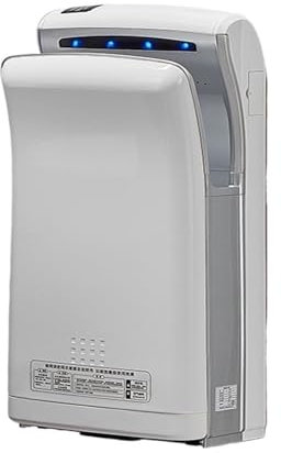 Asciuga Mani, Asciugamani automatico a tto, HEPA verticale sottile 1800W commerciale Hotel Airdrome KTV WC elettrico a parete for asciugare le mani Risparmio Energetico Ad Alta Velocità ( Color : Ligh