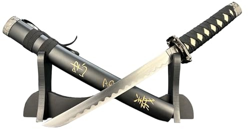 Brieföffner in Form Eines Japanischen Tanto mit Präsentations Ständer Tanto-Dolch – zur Dekoration oder als Praktisches Geschenk (HKS108S)